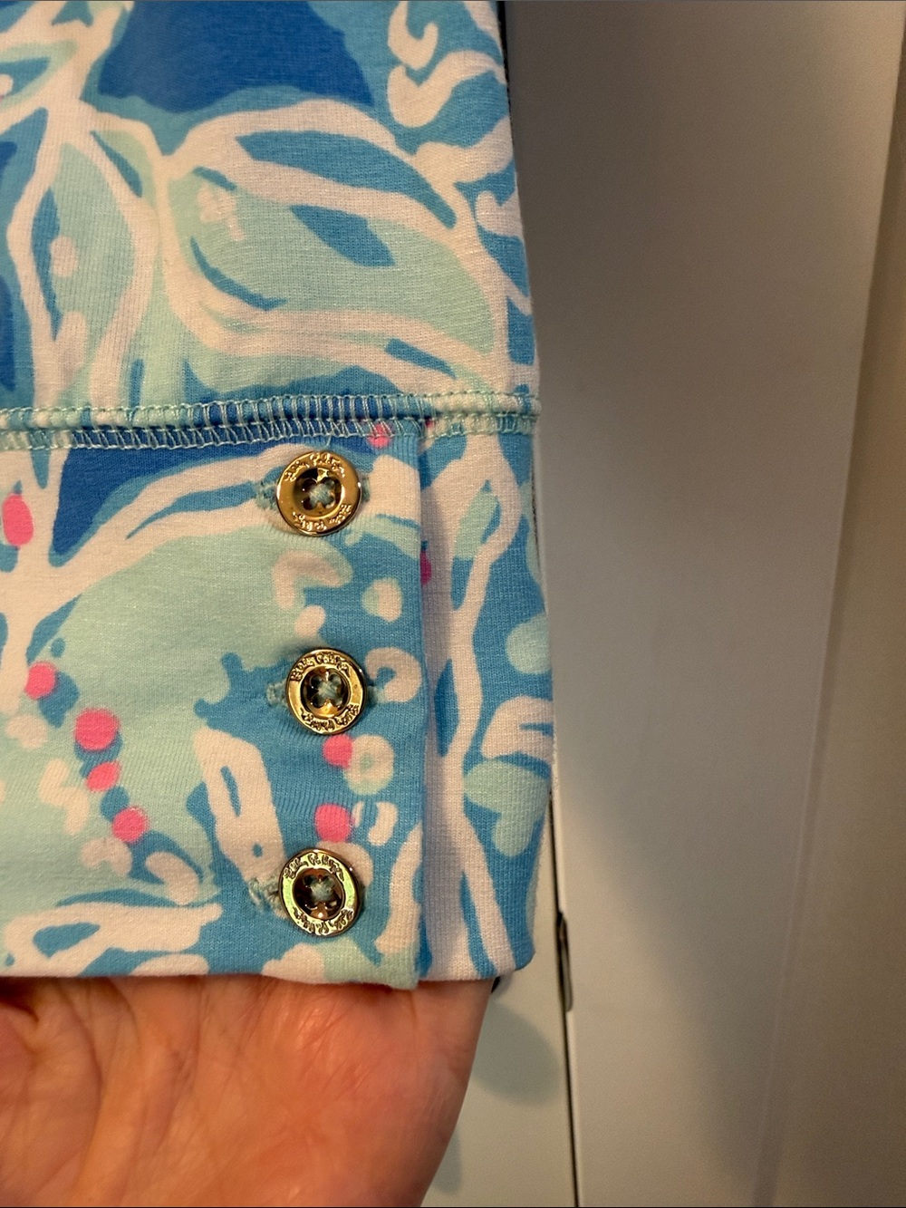 Lilly Pulitzer Women's Sophie Bay Blue Into The Deep Dress Size L - Picture 4 of 8